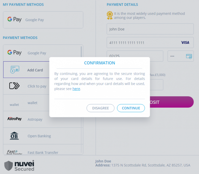 Payment Page Features - Nuvei Documentation