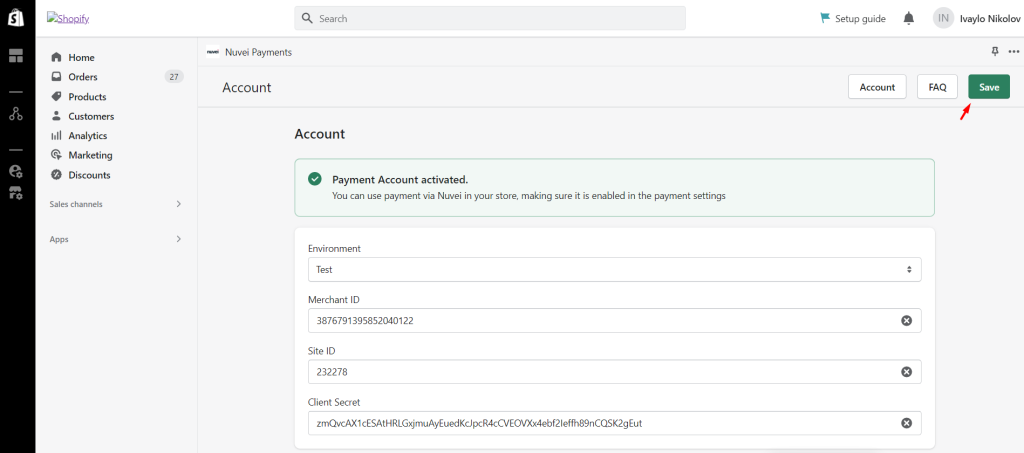 Shopify - Nuvei Documentation
